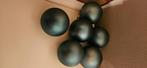 set 2 blauwe kerstballen voor maar € 1,00, Diversen, Ophalen of Verzenden, Zo goed als nieuw