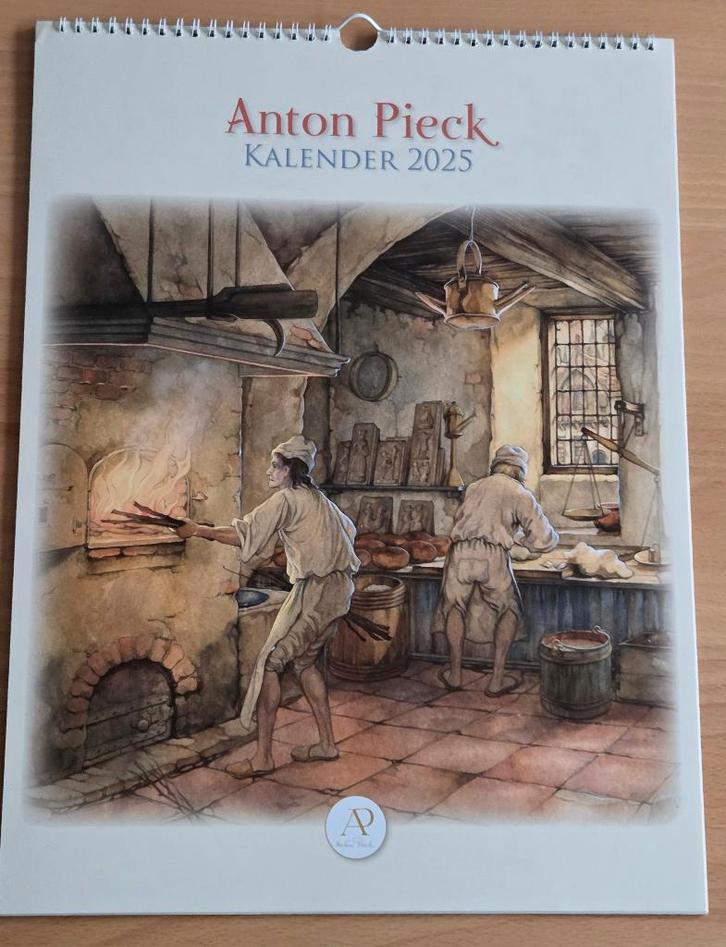 grote Anton Pieck kalender 2025, Diversen, Kalenders, Gebruikt, Maandkalender, Ophalen of Verzenden