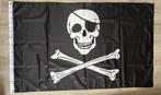Vlag - Doodskop Skull - Jolly Roger - 150x93 cm, Diversen, Ophalen of Verzenden, Zo goed als nieuw