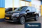 Jeep Compass 1.5T e-Hybrid Panorama 360cam, Auto's, Gebruikt, Zwart, 4 cilinders, Leder en Stof