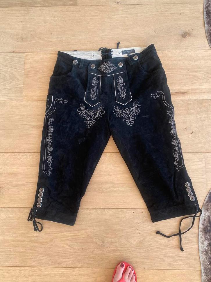 Lederhose maat 52 Bonprix, Kleding | Heren, Carnavalskleding en Feestkleding, Zo goed als nieuw, Maat 52/54 (L), Ophalen of Verzenden