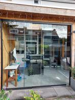 Glazen schuifwand voor overkapping, Tuin en Terras, Overkappingen, Ophalen, Zo goed als nieuw, Overige typen