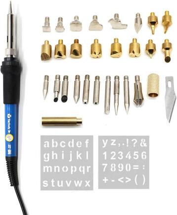 Houtbrandend Snijwerk - Pyrografie Pen Kit 60W beschikbaar voor biedingen