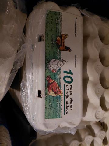 eieren doosjes nieuw freiland 10 stuks beschikbaar voor biedingen