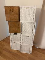 8 IKEA Expedit / Kallax mandjes, Huis en Inrichting, Ophalen, Gebruikt, Rechthoekig, Riet