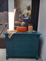 Antieke ladenkast authentiek, Ophalen, Gebruikt, 50 tot 75 cm, 100 tot 150 cm