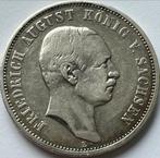 Saksen drie mark 1909, Postzegels en Munten, Munten | Europa | Niet-Euromunten, Ophalen of Verzenden, Duitsland, Losse munt, Zilver