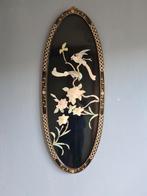 Chinees lak/parelmoer wandpaneel. Vintage., Antiek en Kunst, Ophalen of Verzenden