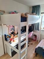 Hoogslaper met bureau - 200x90, Ophalen, Gebruikt, Eenpersoons, 200 cm