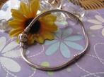 Pandora armband * 20 cm * ZGAN * zilver * bolclip sluiting *, Ophalen of Verzenden, Zo goed als nieuw, Zilver, Zilver