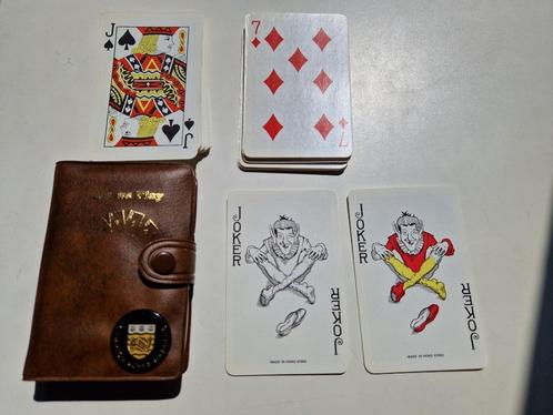 Kaartspel in reismapje en score boekje en 2 jokers, Verzamelen, Speelkaarten, Jokers en Kwartetten, Nieuw, Speelkaart(en), Ophalen of Verzenden