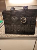 Love Moschino Zwarte Handtas, Sieraden, Tassen en Uiterlijk, Tassen | Damestassen, Ophalen, Zo goed als nieuw, Zwart, Handtas