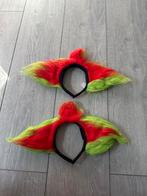 2 Haarbanden eddie de clown HFN, Ophalen of Verzenden, Zo goed als nieuw, Carnaval, Accessoires