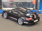 Porsche 997 GT3 RS 4.0 Black/silver Autoart, Ophalen of Verzenden, Zo goed als nieuw, Autoart