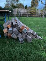 Hardhouten palen 9x9 diverse lengten, Tuin en Terras, Palen, Balken en Planken, Ophalen, Gebruikt, Palen, Hardhout
