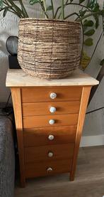 Leuk ladenkastje Trendhopper - Kersen fineer, Huis en Inrichting, Kasten | Dressoirs, Ophalen, Minder dan 50 cm, Gebruikt, 25 tot 50 cm