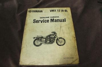 Yamaha VMX12 A-B 1985-1987 motorcycle service manual Vmax beschikbaar voor biedingen