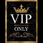 VIP Only kroon zwart magneet reclame magneetje deco, Info@deconoord.nl, Deco Noord, Nieuw, Ophalen of Verzenden