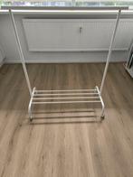 kledingrek met wielen / clothes rack with wheels, Huis en Inrichting, Woonaccessoires | Kapstokken, Ophalen, Zo goed als nieuw