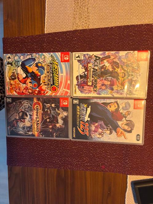 Ace Attorney, Bloodstained en Mega Man voor Nintendo Switch, Spelcomputers en Games, Games | Nintendo Switch, Zo goed als nieuw