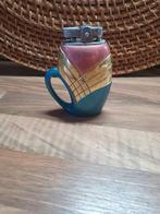 Vintage aansteker,hervulbaar,tafelaansteker,space age,retro, Verzamelen, Ophalen of Verzenden, Gebruikt, Aansteker