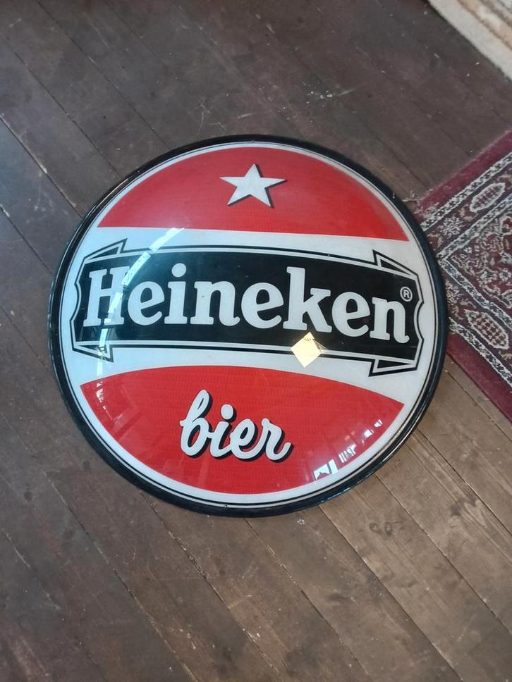 Heineken Bier Reclamebord, Antiek en Kunst, Antiek | Emaille, Ophalen of Verzenden