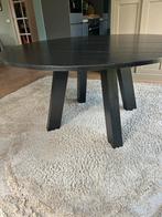 WOOOD tafel Rhonda XL blacknight Ø150x75 cm, Huis en Inrichting, Tafels | Eettafels, Ophalen of Verzenden, Gebruikt, Vijf personen of meer