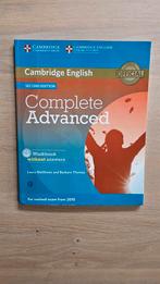 Cambridge English Complete Advanced Workbook, Boeken, Ophalen of Verzenden, Zo goed als nieuw, Alpha, Laura Matthews and Barbara Thomas