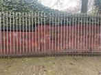 Gegalvaniseerd hekwerk 5.00 m, Tuin en Terras, Tuinhekken en Hekwerk, Ophalen, Gebruikt, IJzer, Spijlenhekwerk