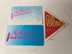 3 stickers Club Veronica, Verzamelen, Stickers, Verzenden, Zo goed als nieuw, Film, Tv of Omroep