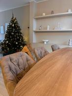 Eet tafel stoelen taupe, Ophalen, Gebruikt, Overige kleuren, Vijf, Zes of meer stoelen