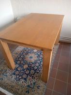 Blank eiken eettafel, Huis en Inrichting, Tafels | Eettafels, Ophalen, Klassiek, Eikenhout, 50 tot 100 cm