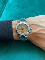 Cartier Pasha C horloge, Staal, Gebruikt, Ophalen of Verzenden, Staal