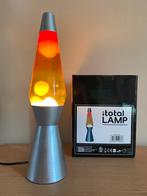 I-total lavalamp raket oranje demonstratiemodel -1765- verze, Huis en Inrichting, Lampen | Tafellampen, Minder dan 50 cm, Glas