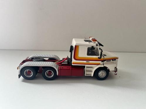 WSI Scania 3 torpedo 143e van Hecker KG, Hobby en Vrije tijd, Modelauto's | 1:50, Zo goed als nieuw, Bus of Vrachtwagen, Wsi, Ophalen of Verzenden