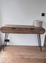 Mango houten side table 120x30x76, Ophalen, 100 tot 150 cm, Zo goed als nieuw, 25 tot 50 cm
