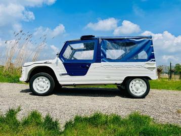 Mehari Azur 4 pers. 06-1978 10 km | gerestaureerd beschikbaar voor biedingen