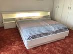 Mooie witte 2-persoonsslaapkamer (kompleet), Ophalen, Gebruikt, Tweepersoons, Witte kleurstelling, vrij modern, witte greepjes.