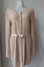 Maison de Bonneterie beige jurk - maat L, Beige, Maat 42/44 (L), Ophalen of Verzenden, Knielengte