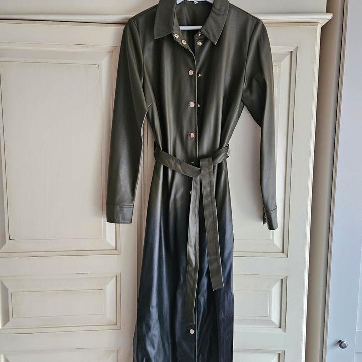 Fifth House vegan leren jurk mt 40, Kleding | Dames, Jurken, Nieuw, Maat 38/40 (M), Zwart, Onder de knie, Ophalen of Verzenden