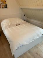 Ikea bed 140x200 (Malm) in zeer goede staat, Gebruikt, 140 cm, Wit, Hout