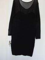 Zwarte SOPHIA PERLA jurk met voile details. Maat L., SOPHIA PERLA, Zwart, Maat 42/44 (L), Ophalen of Verzenden