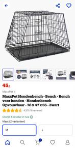 MaxxPet hondenbench/ autobench, Dieren en Toebehoren, Ophalen, Zo goed als nieuw