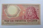 Prachtig Bankbiljet van 25 Gulden 1955 type "CHR. HUYGENS"!, Verzenden, 25 gulden