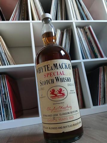 Enorme oude reklame etalage winkel whisky fles GEEN drank beschikbaar voor biedingen