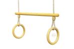 Houten trapeze met gymringen RINGTRAPEZE turnringen ringen, Kinderen en Baby's, Speelgoed | Buiten | Speeltoestellen, Nieuw, Schommel