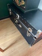 Grote koffer kist zwart, Huis en Inrichting, Woonaccessoires | Kisten, Minder dan 50 cm, Ophalen of Verzenden
