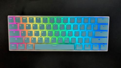 Skyloong GK61 Bluetooth with Gateron Brown + Pudding Keycaps, Computers en Software, Toetsenborden, Zo goed als nieuw, Qwerty