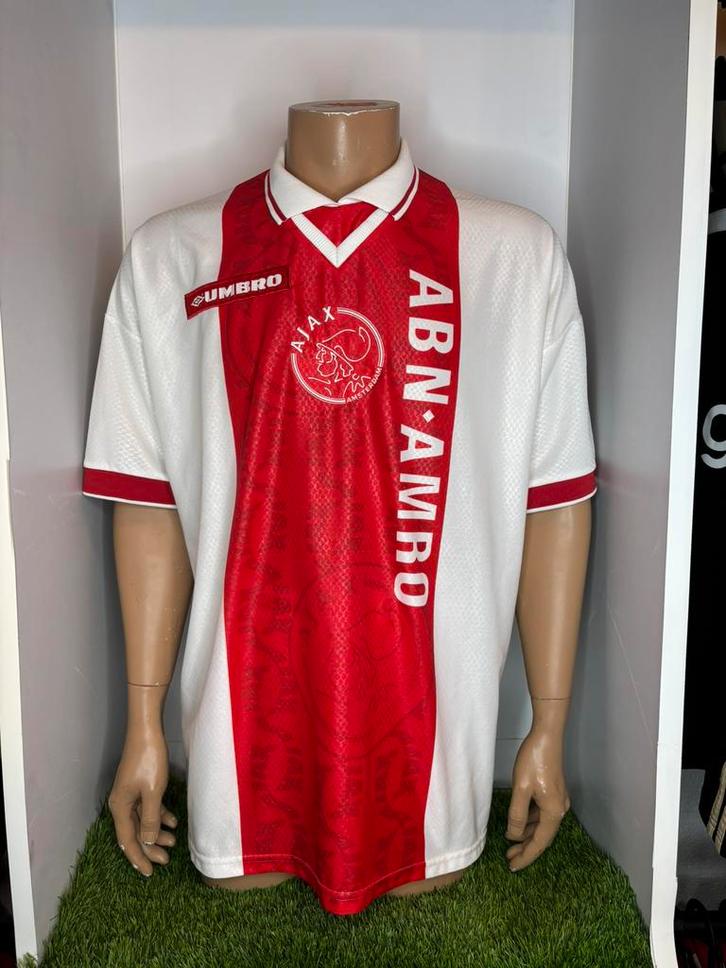 Ajax Thuis 1998/1999, Sport en Fitness, Voetbal, Zo goed als nieuw, Shirt, Groter dan maat XL, Ophalen of Verzenden