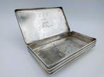 Zilveren tabaksdoos, C. van Dam Kooyman, Schoonhoven, 1857, Antiek en Kunst, Verzenden, Zilver